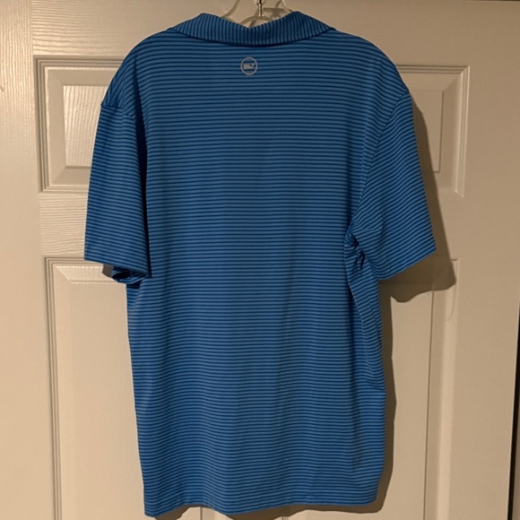 Vineyard Vines Blue Striped Polo Shirt - Picture 5 of 5